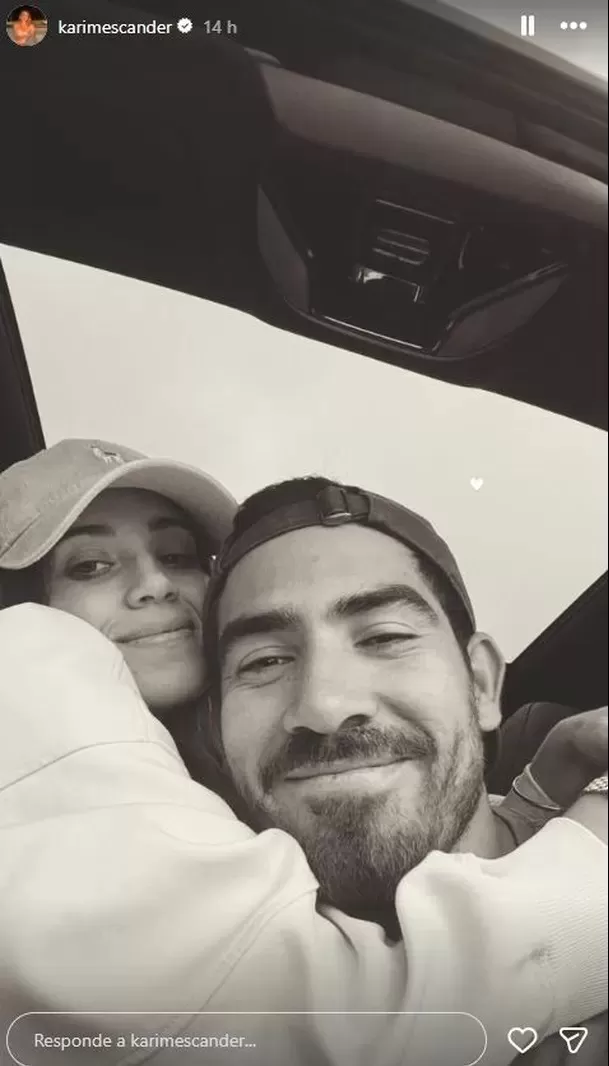 Karime Scander junto a Alexander Bernhard / IG: karimescander