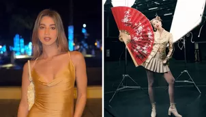 Karime Scander rompió las redes con su look de geisha. Foto: Instagram/@karimescander, @cosasperu