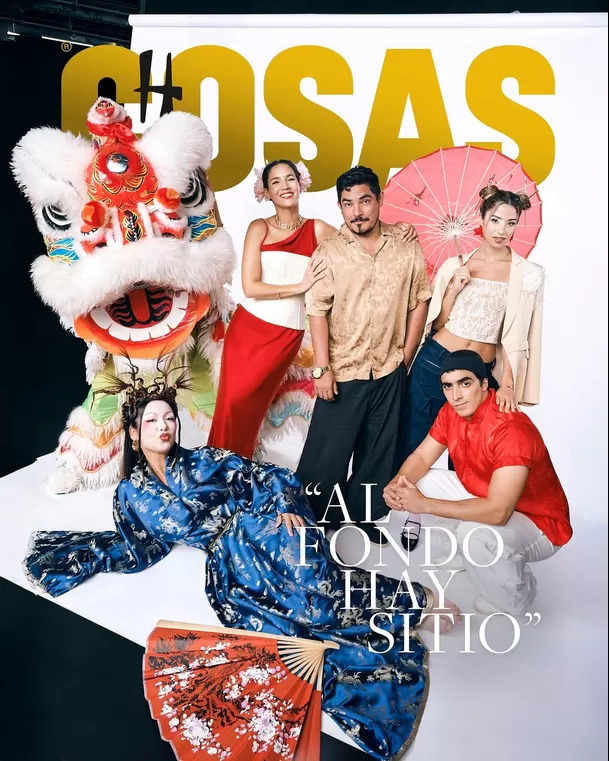 Karime Scander rompió las redes con su look de geisha. Foto: Instagram/@karimescander/@cosasperu