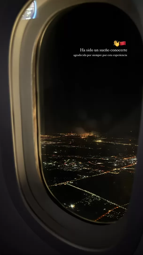 Karime Scander se despidió de China con emotivo mensaje. Fuente: Instagram Karime Scander se despidió de China con emotivo mensaje. Fuente: Instagram