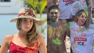 Karime Scander participó en el fin de los carnavales del balneario de Pimentel/Fotos y video: Instagram