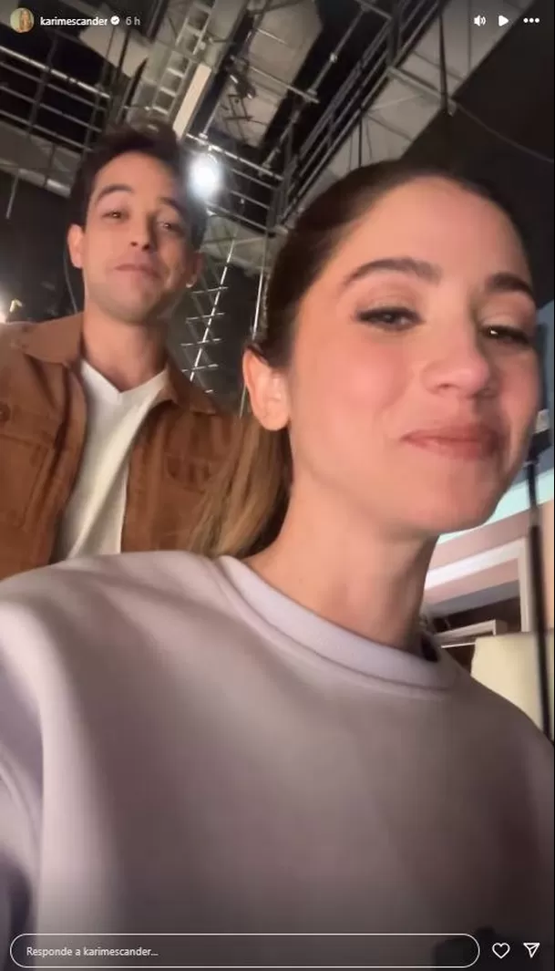 Karime Scander fue movilizada en silla de ruedas por Franco Pennano. Fuente: Instagram