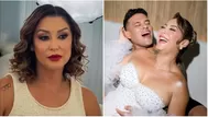 Karla Tarazona minimiza dardos de las ex de Domínguez tras boda