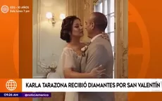 Karla Tarazona recibió diamantes por el Día de San Valentín  - Noticias de karla-tarazona