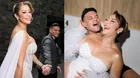 Karla Tarazona y Christian Domínguez contrajeron matrimonio