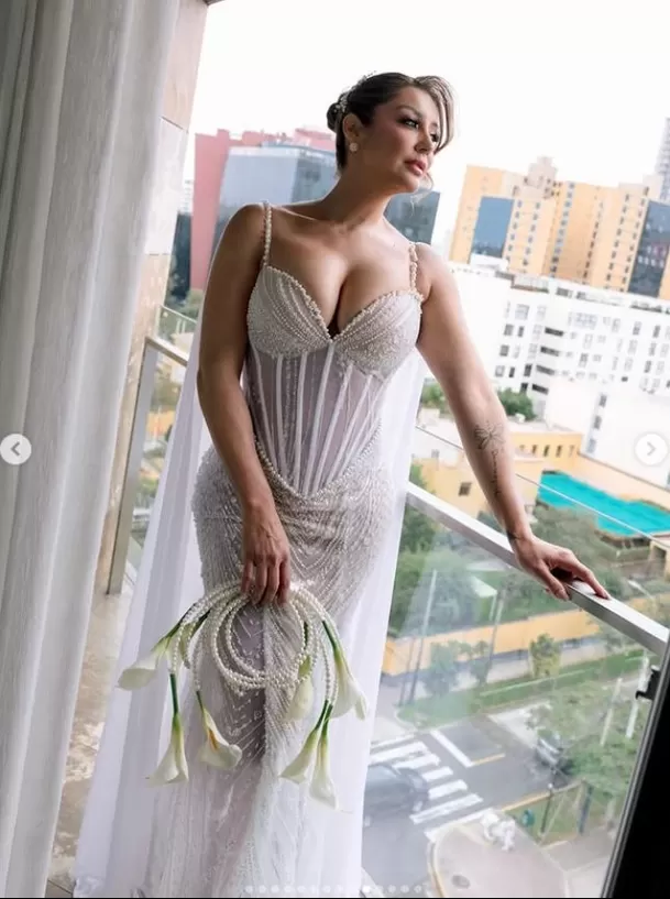 Christian Domínguez y Karla Tarazona contrajeron matrimonio. La íntima ceremonia reunió a familiares y amigos cercanos. Foto: IG @joselaraweddings Christian Domínguez y Karla Tarazona contrajeron matrimonio. La íntima ceremonia reunió a familiares y amigos cercanos. Foto: IG @joselaraweddings