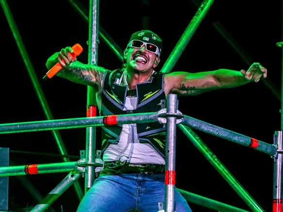 Ferxxo cantó  en el estadio Civitas Metropolitano en Madrid, España/Foto: Instagram