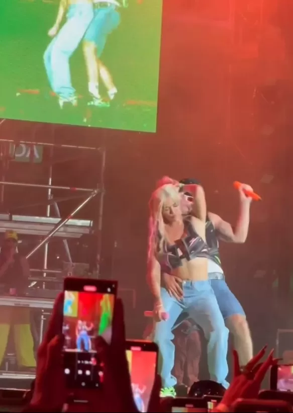 El sensual baile de Ferxxo y Karol G en Madrid/Foto: Instagram