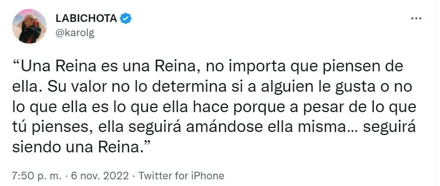 Karol G: Estos versos feministas generaron críticas en redes sociales 