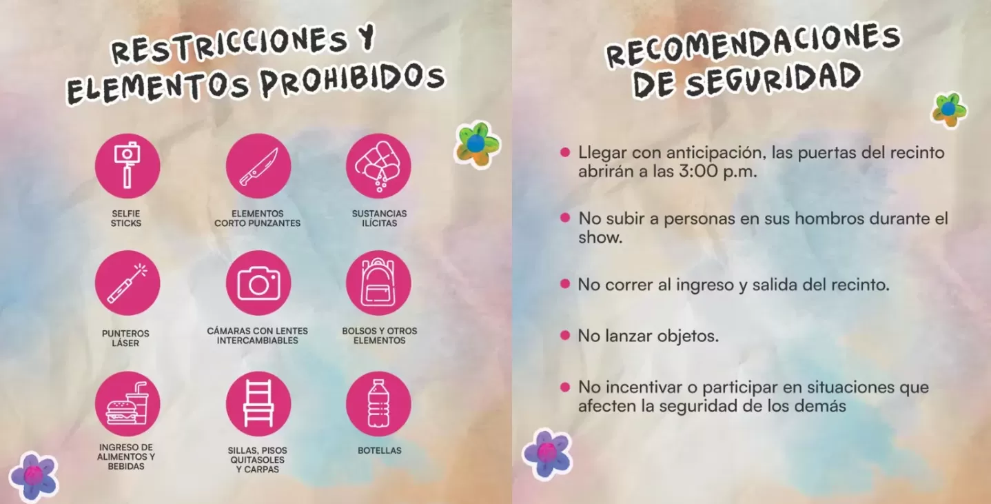 Restricciones en el concierto de Karol G | Imagen: Instagram