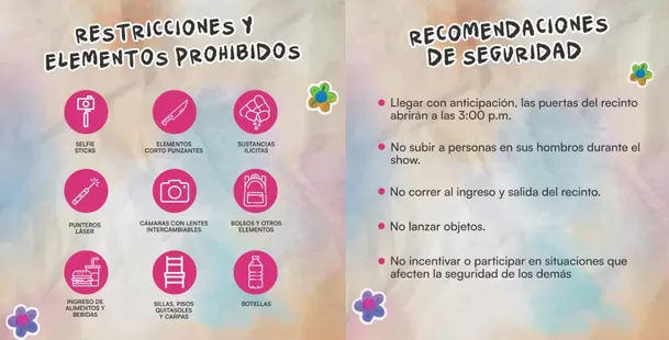 Restricciones en el concierto de Karol G | Imagen: Instagram