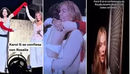 Karol G fue la invitada en el concierto de Rosalía