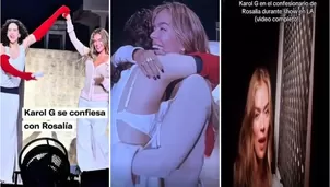 Karol G fue la invitada especial en el concierto de Rosalía y estuvo en el confesionario / X:   @updaterosalia