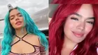 Karol G le dijo adiós al azul y ahora luce cabello rojo 