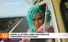 Karol G pidió a RBD que realice un concierto en Colombia - Noticias de RBD