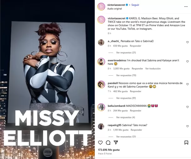 Victoria’s Secret anuncia la fecha oficial del desfile/ Instagram