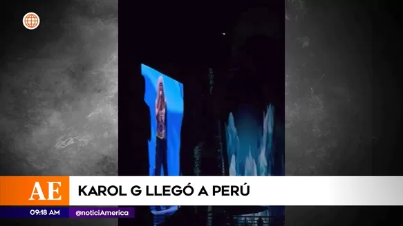 Prueba de sonido de Karol G en San Marcos / América Espectáculos