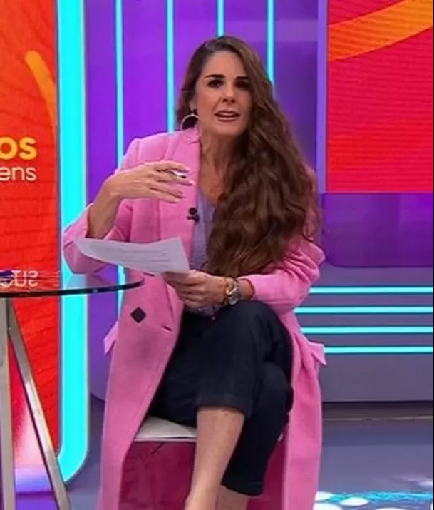 Rebeca Escribens estuvo atenta a las declaraciones de Katia Palma / Captura