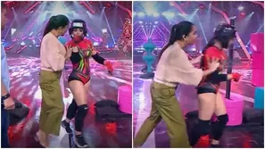 Katia Palma "botó" del set a Onelia Molina con tremendo empujón / AméricaTV