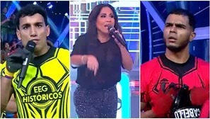 Katia Palma celebró suspensión de Leandro tras falta contra Said Palao. Fuente: AméricaTV