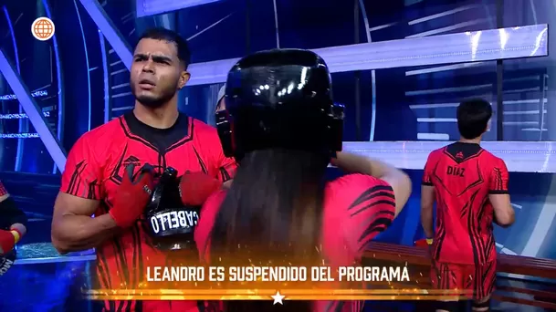 Katia Palma celebró suspensión de Leandro tras falta contra Said Palao. Fuente: AméricaTV