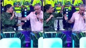 Katia Palma enfurece y le saca la mano a Mathías Brivio tras tremenda acusación en su contra / AméricaTV