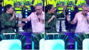 Katia Palma enfurece y le saca la mano a Mathías Brivio tras tremenda acusación en su contra / AméricaTV