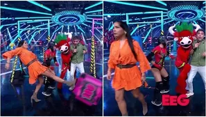 Katia Palma enfureció por triunfo de Onelia y pateó dado de los combatientes / AméricaTV