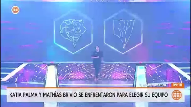 Katia Palma venció a Mathías Brivio en duelo y eligió a los Guerreros/ América TV