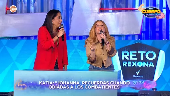 Katia Palma enfrentó a Johanna San Miguel tras su regreso. Fuente: AméricaTV