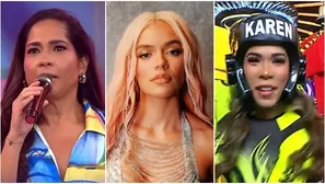 Katia Palma puso terrible apodo a Karen Dejo: “Karol G de Polvos Azules”. Fuente: AméricaTV