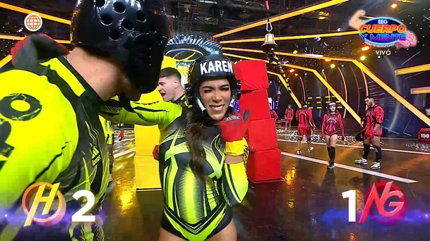 Katia Palma puso terrible apodo a Karen Dejo: “Karol G de Polvos Azules”. Fuente: AméricaTV Katia Palma puso terrible apodo a Karen Dejo: “Karol G de Polvos Azules”. Fuente: AméricaTV