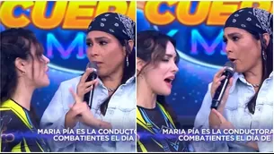 Katia Palma 'choteó' a Rosángela Espinoza en EEG. Fuente: AméricaTV