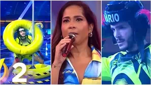 Katia Palma se burló de Mario Irivarren tras perder juego. Fuente: AméricaTV
