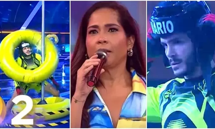 Katia Palma se burló de Mario Irivarren en la competencia