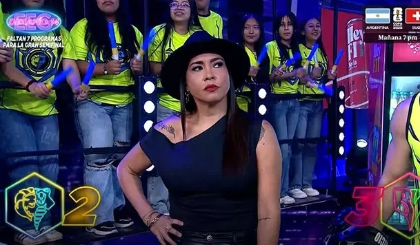 Katia Palma molesta por triunfo de Leandro ante Jota Benz / América TV