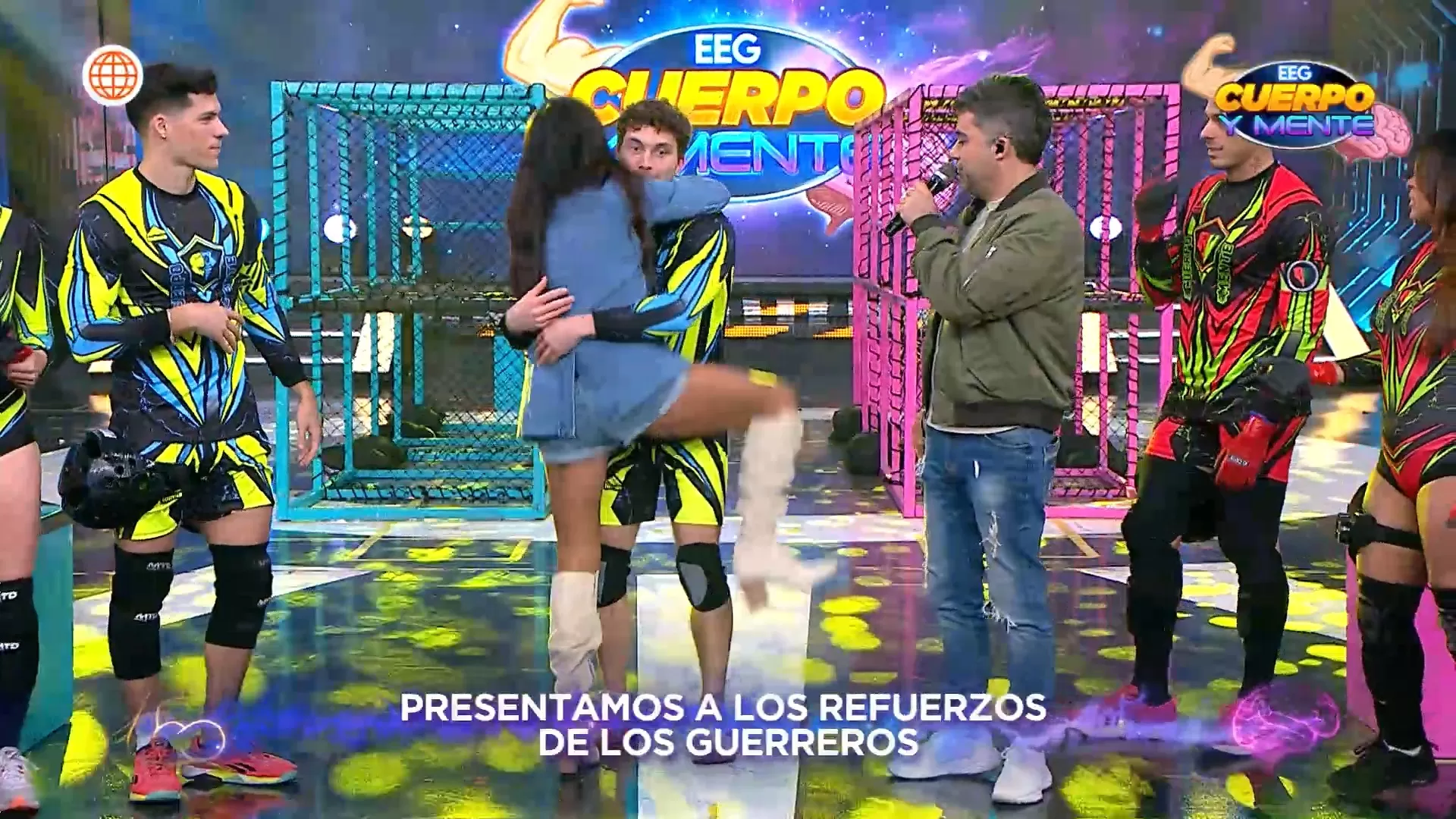 Katia Palma se emocionó con el ingreso de Stefano Meier. Fuente: AméricaTV