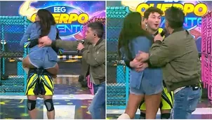 Katia Palma se emocionó con el ingreso de Stefano Meier. Fuente: AméricaTV