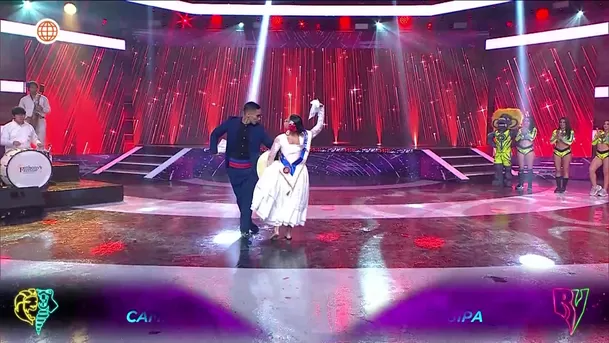 Raúl Carpena deleitó con baile de marinera / AméricaTV