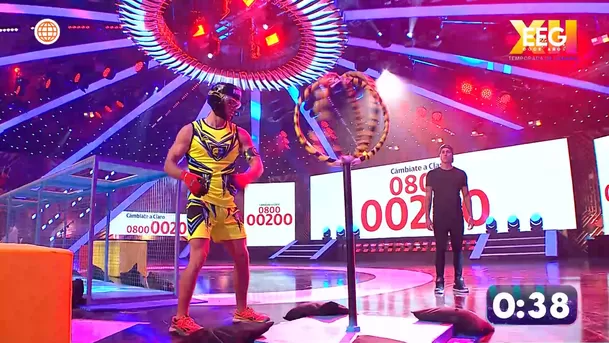 Patricio Parodi sufrió percance en plena competencia y desfavoreció a su equipo. Fuente: AméricaTV Patricio Parodi sufrió percance en plena competencia y desfavoreció a su equipo. Fuente: AméricaTV