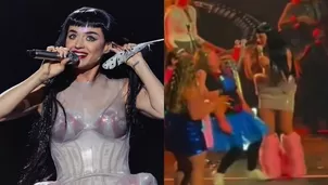 Katy Perry invitó a fan al escenario y joven se desmayó en pleno show / Instagram / TikTok: @ant.reacts13