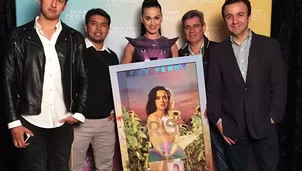 Katy Perry recibió ‘Disco de Platino’ en Lima