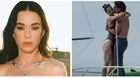 Katy Perry y Justin Trudeau fueron captados besándose en un yate