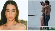 Katy Perry y Justin Trudeau fueron captados besándose en un yate
