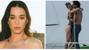 Katy Perry y Justin Trudeau fueron captados besándose en un yate/ TMZ