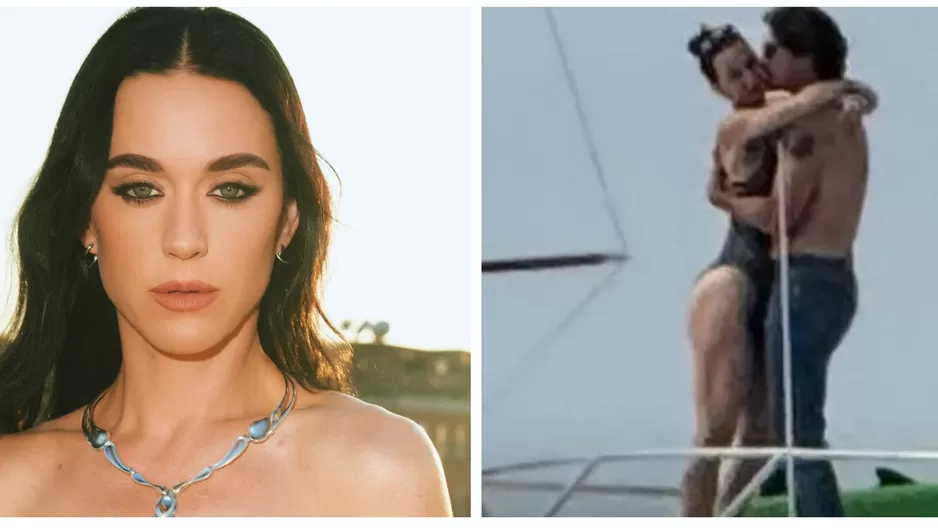 Katy Perry y Justin Trudeau fueron captados besándose en un yate/ TMZ