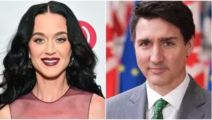  Katy Perry y Justin Trudeau fueron captados cenando juntos. Fuente: AFP
