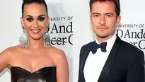 Katy Perry y Orlando Bloom. Foto: E! News