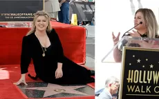 Kelly Clarkson recibió una estrella en el Paseo de la Fama - Noticias de kelly-portalatino