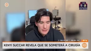Kenyi Succar reveló que enfrentará una cirugía por un nódulo tiroideo con alta sospecha de cáncer. Video: América TV 